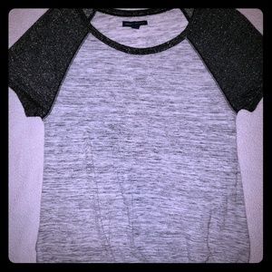 American Eagle sparkley Baseball Tee